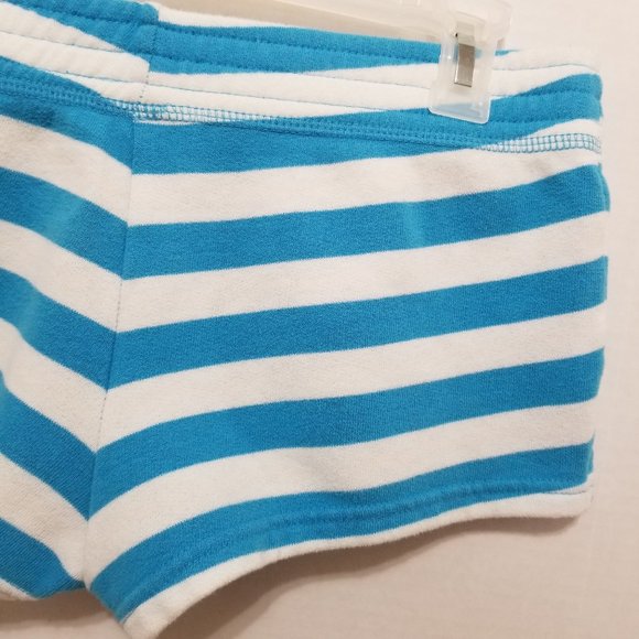 Xhilaration shorts Small striped elastic pull on waist side split loungewear - Picture 8 of 10